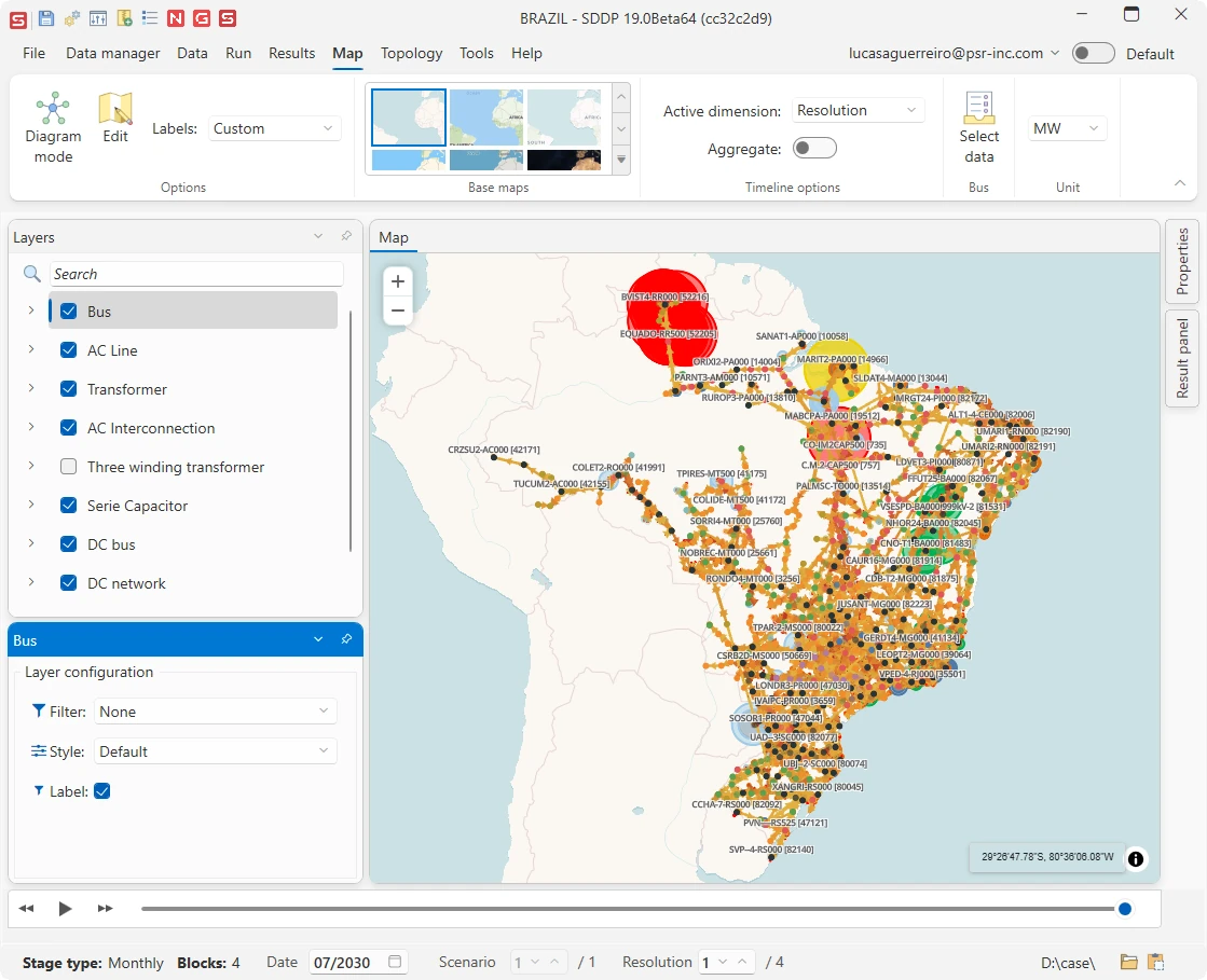 Network Mapping Visualization SDDP 19